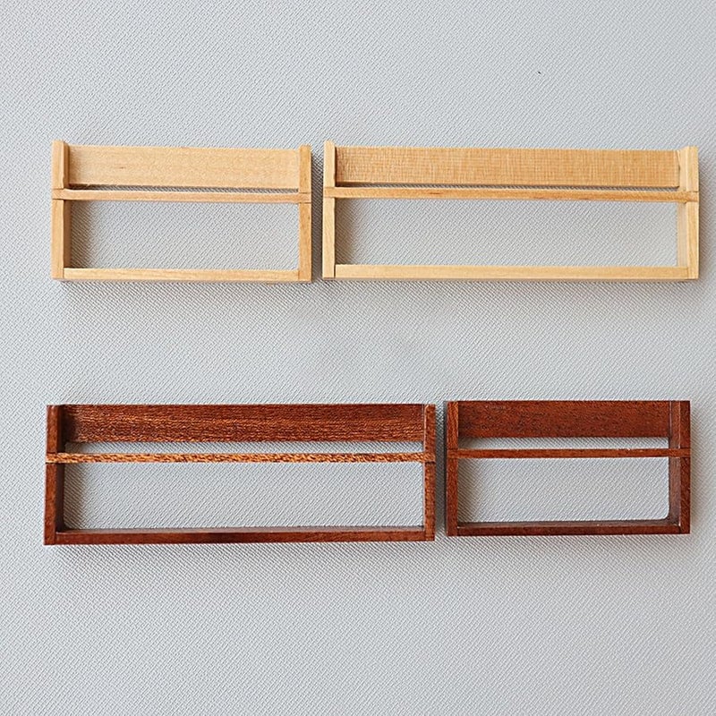 Style B Short Long Miniature Bookshelf Dollhouse Decor 1 8 1 6 Scale Accessory - Image 3